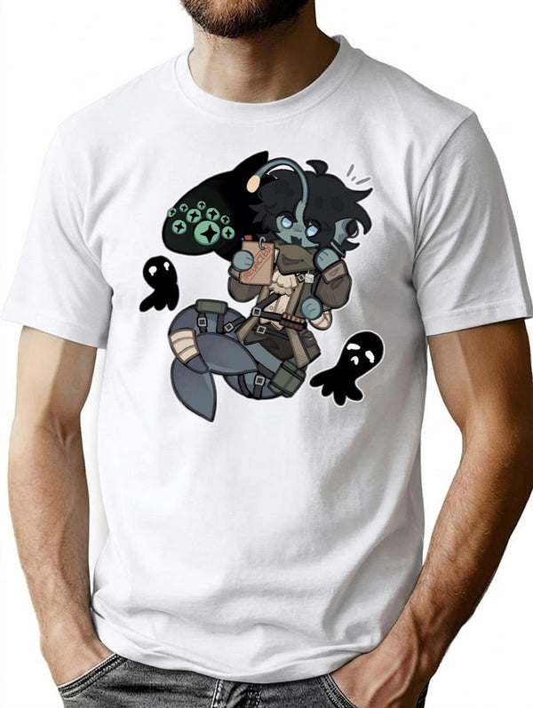 Sebastian Solace T-Shirt for Men & Women, T-Shirts Graphic Tee - White