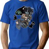 Sebastian Solace T-Shirt for Men & Women, T-Shirts Graphic Tee - Blue