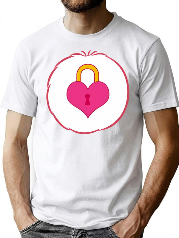 Secret Bear Funny Halloween Bear Costume Gift T-Shirt for Men & Women, T-Shirts Graphic Tee - White