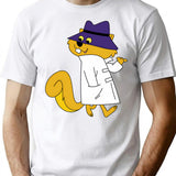 Secret Squirrel Minimalist Graphic T-Shirt - Unisex Streetwear Tee - White