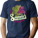 Seymour'S Organic Plant Food - Musical Theatre - Vintage - Cult Movie T-Shirt for Men & Women, T-Shirts Graphic Tee - Navy