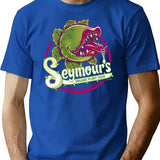 Seymour'S Organic Plant Food - Musical Theatre - Vintage - Cult Movie T-Shirt for Men & Women, T-Shirts Graphic Tee - Blue