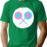 Share Bear Funny Halloween Bear Costume Gift T-Shirt for Men & Women, T-Shirts Graphic Tee - Green