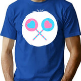 Share Bear Funny Halloween Bear Costume Gift T-Shirt for Men & Women, T-Shirts Graphic Tee - Blue