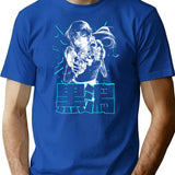 Shattered Revy (White) T-Shirt for Men & Women, T-Shirts Graphic Tee - Blue