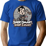 Shop Smart T-Shirt for Men & Women, T-Shirts Graphic Tee - Blue