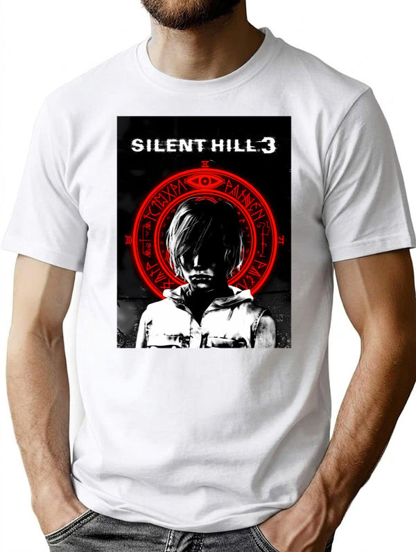 Silent Hill 3 - Heather T-Shirt for Men & Women, T-Shirts Graphic Tee - White