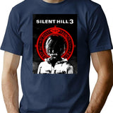 Silent Hill 3 - Heather T-Shirt for Men & Women, T-Shirts Graphic Tee - Navy