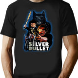 Silver Bullet T-Shirt for Men & Women, T-Shirts Graphic Tee - Black