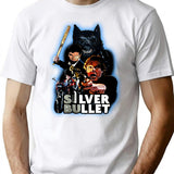 Silver Bullet T-Shirt for Men & Women, T-Shirts Graphic Tee - White