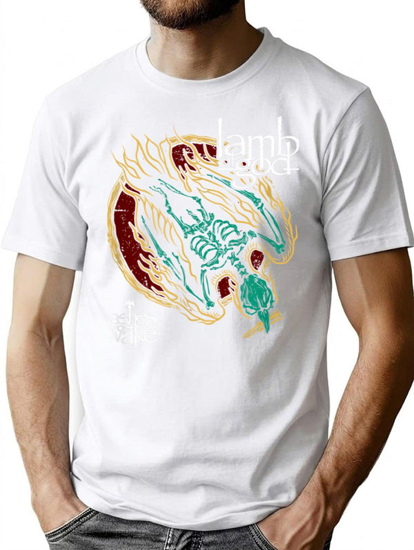 Skeleton Eagle 15Th Anniversary T-Shirt for Men & Women, T-Shirts Graphic Tee - White
