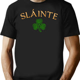 Slainte T-Shirt Minimalist Graphic T-Shirt - Unisex Streetwear Tee - Black