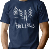 Slender Tee 2 T-Shirt for Men & Women, T-Shirts Graphic Tee - Navy