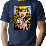 Smallest Man T-Shirt for Men & Women, T-Shirts Graphic Tee - Navy