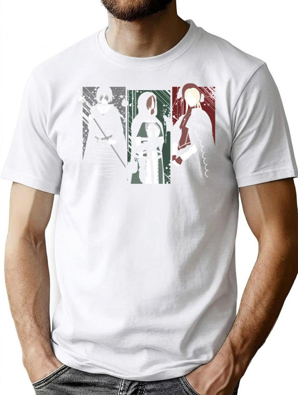 Souls Waifus T-Shirt for Men & Women, T-Shirts Graphic Tee - White