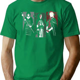 Souls Waifus T-Shirt for Men & Women, T-Shirts Graphic Tee - Green