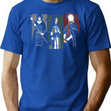 Souls Waifus T-Shirt for Men & Women, T-Shirts Graphic Tee - Blue