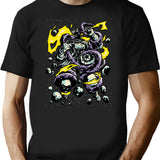 Space Trap T-Shirt for Men & Women, T-Shirts Graphic Tee - Black
