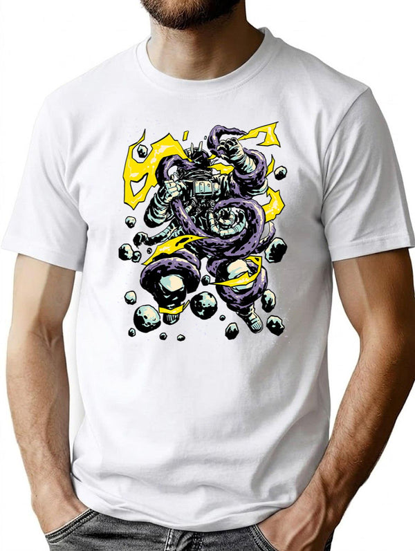 Space Trap T-Shirt for Men & Women, T-Shirts Graphic Tee - White