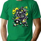 Space Trap T-Shirt for Men & Women, T-Shirts Graphic Tee - Green