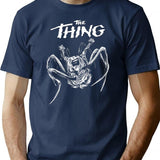 Spider Head T-Shirt for Men & Women, T-Shirts Graphic Tee - Navy