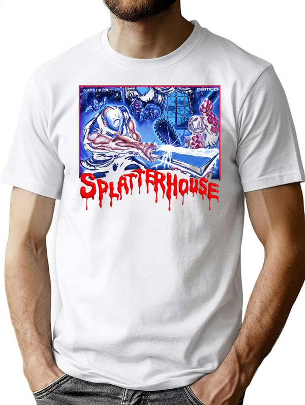 Splatterhouse T-Shirt for Men & Women, T-Shirts Graphic Tee - White