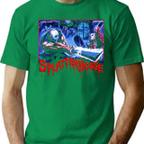 Splatterhouse T-Shirt for Men & Women, T-Shirts Graphic Tee - Green