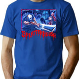 Splatterhouse T-Shirt for Men & Women, T-Shirts Graphic Tee - Blue