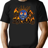 Spooky Island T-Shirt for Men & Women, T-Shirts Graphic Tee - Black