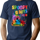 Spoopy Boys Club - Pride Edition T-Shirt for Men & Women, T-Shirts Graphic Tee - Navy