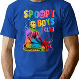 Spoopy Boys Club - Pride Edition T-Shirt for Men & Women, T-Shirts Graphic Tee - Blue