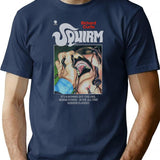 Squirm (1976) T-Shirt for Men & Women, T-Shirts Graphic Tee - Navy