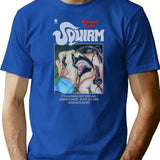 Squirm (1976) T-Shirt for Men & Women, T-Shirts Graphic Tee - Blue
