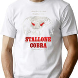 Stallone Cobra T-Shirt for Men & Women, T-Shirts Graphic Tee - White