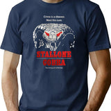 Stallone Cobra T-Shirt for Men & Women, T-Shirts Graphic Tee - Navy