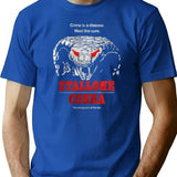 Stallone Cobra T-Shirt for Men & Women, T-Shirts Graphic Tee - Blue