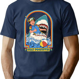 Stay Positive T-Shirt for Men & Women, T-Shirts Graphic Tee - Navy