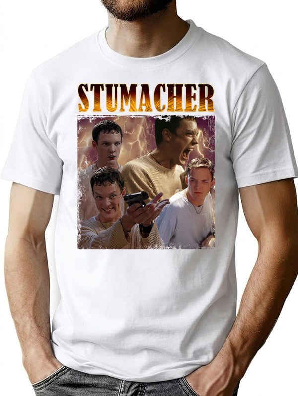 Stu On Scream Horror T-Shirt for Men & Women, T-Shirts Graphic Tee - White