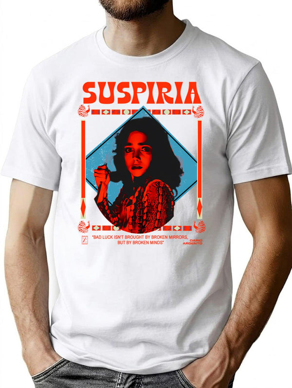 Suspiria 1977 T-Shirt for Men & Women, T-Shirts Graphic Tee - White