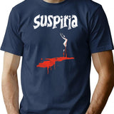 Suspiria T-Shirt for Men & Women, T-Shirts Graphic Tee - Navy