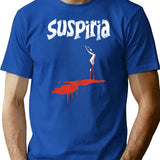 Suspiria T-Shirt for Men & Women, T-Shirts Graphic Tee - Blue