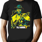 Taj Mahal Musician.Henry Saint Claire Fredericks V2 Classic Minimalist Graphic T-Shirt - Unisex Streetwear Tee - Black