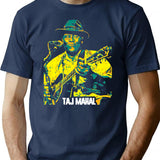 Taj Mahal Musician.Henry Saint Claire Fredericks V2 Classic Minimalist Graphic T-Shirt - Unisex Streetwear Tee - Navy