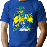 Taj Mahal Musician.Henry Saint Claire Fredericks V2 Classic Minimalist Graphic T-Shirt - Unisex Streetwear Tee - Blue