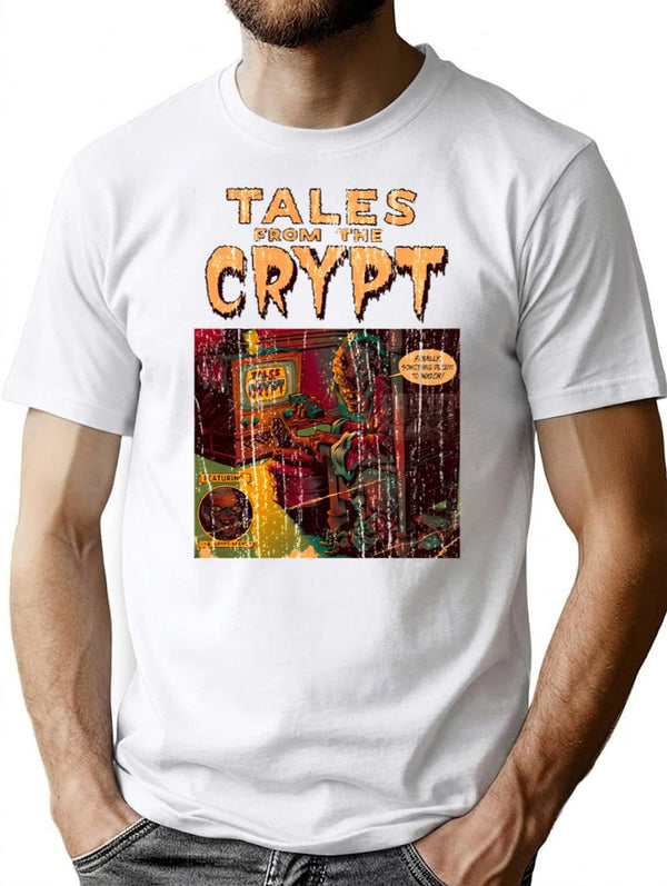 Tales From The Crpt Shirt T-Shirt for Men & Women, T-Shirts Graphic Tee - White