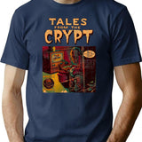 Tales From The Crpt Shirt T-Shirt for Men & Women, T-Shirts Graphic Tee - Navy