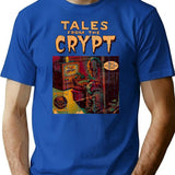 Tales From The Crpt Shirt T-Shirt for Men & Women, T-Shirts Graphic Tee - Blue