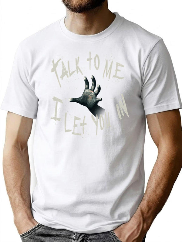 Talk To Me Horror (2022) Movie T-Shirt for Men & Women, T-Shirts Graphic Tee - White