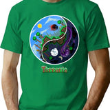 Terraria Game Night And Day Horror Design T-Shirt for Men & Women, T-Shirts Graphic Tee - Green