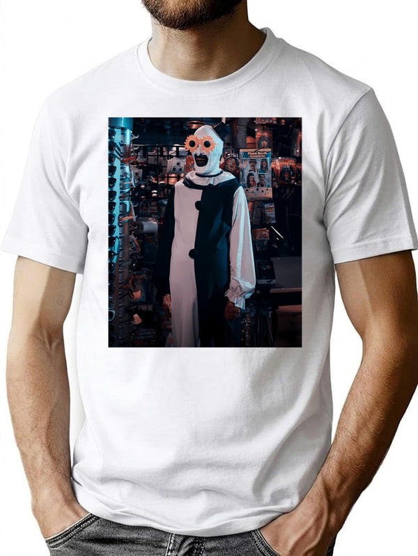 Terrifier 2 T-Shirt for Men & Women, T-Shirts Graphic Tee - White